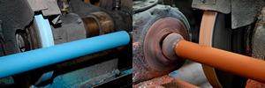 custom covered printing press rollers
